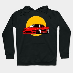 Acura NSX jdm monochrome illustration Hoodie